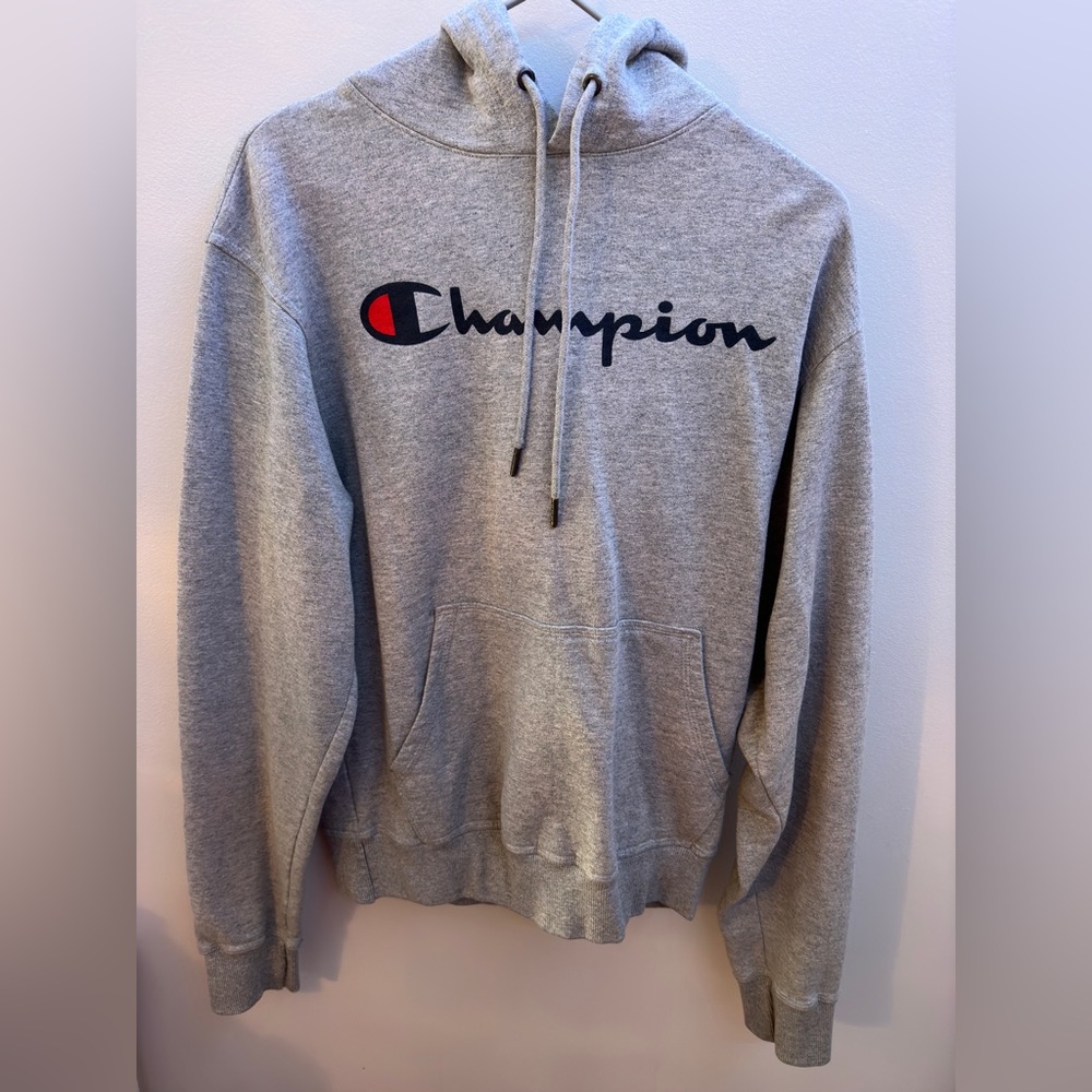 Gray Champion hoodie